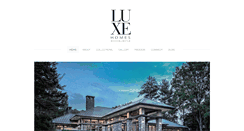 Desktop Screenshot of luxehomesdesignbuild.com