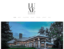 Tablet Screenshot of luxehomesdesignbuild.com